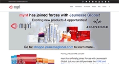 Desktop Screenshot of myntproducts.com